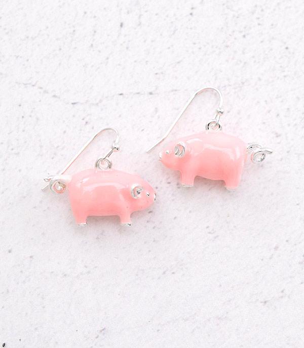 EARRINGS :: TRENDY EARRINGS :: Wholesale 3D Pig Earrings