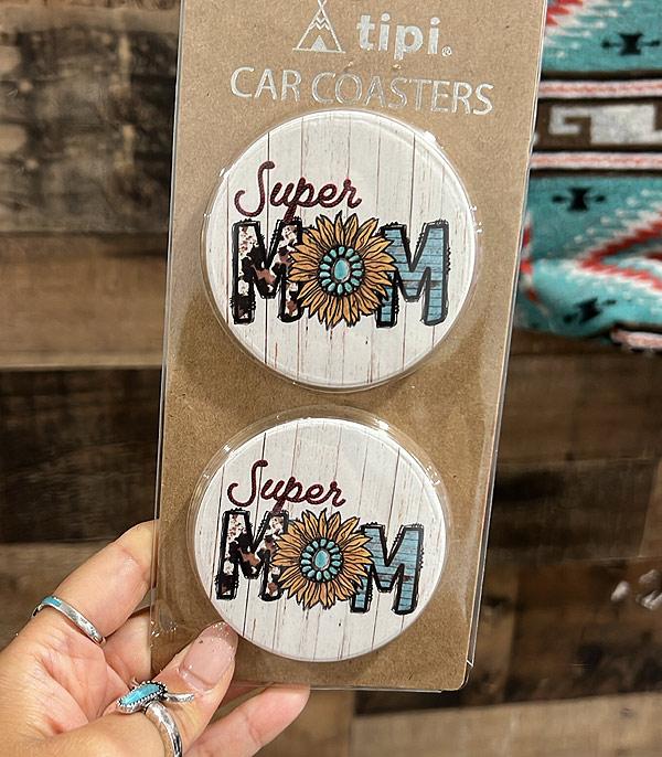 <font color=BLUE>WATCH BAND/ GIFT ITEMS</font> :: GIFT ITEMS :: Wholesale Tipi Western Mom Car Coaster Set