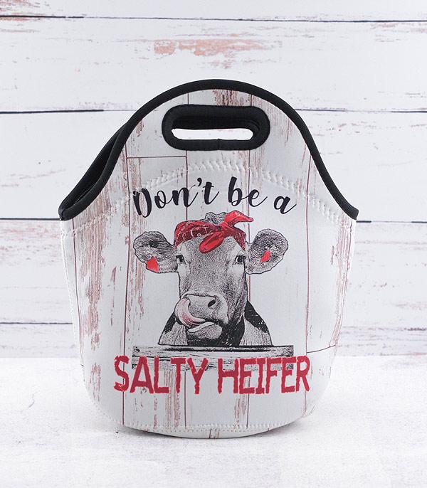 <font color=black>SALE ITEMS</font> :: HANDBAGS | TRAVEL :: Wholesale Salty Heifer Neoprene Lunch Bag