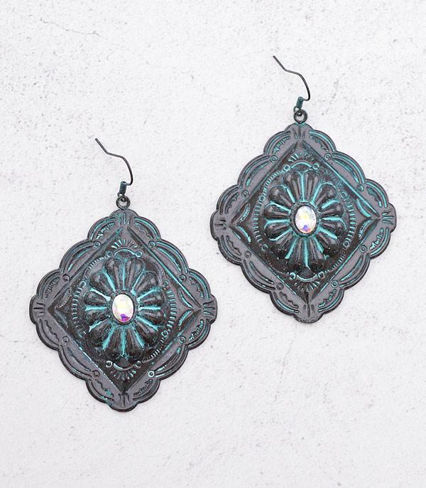 EARRINGS :: WESTERN HOOK EARRINGS :: Wholesale Western Concho Earrings