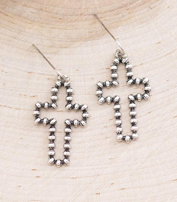 EARRINGS :: TRENDY EARRINGS :: Wholesale Western Cross Earrings