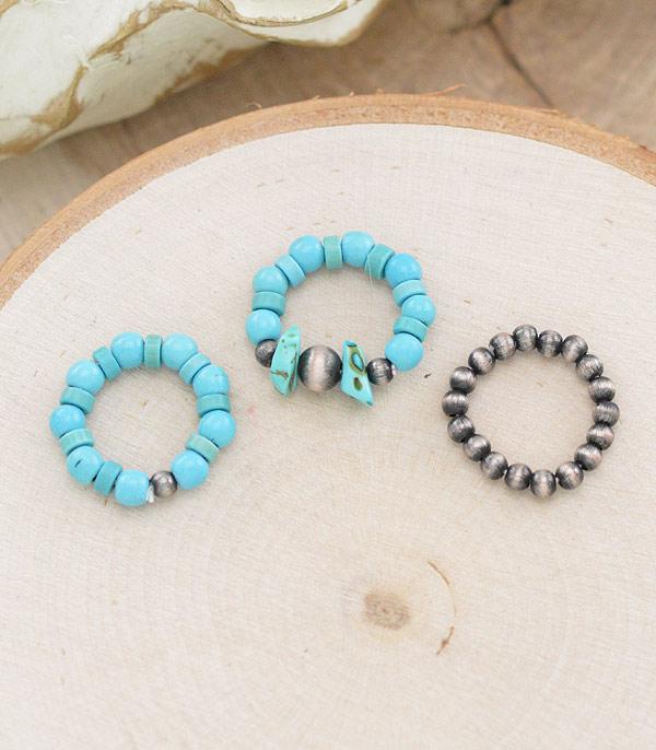 RINGS :: Wholesale Western Navajo Ring Set