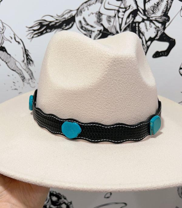 HATS I HAIR ACC :: HAIR ACC I HEADBAND :: Wholesale Western Turquoise Hat Band