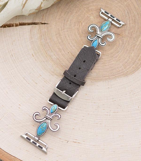 <font color=BLUE>WATCH BAND/ GIFT ITEMS</font> :: SMART WATCH BAND :: Wholesale Western Concho Apple Watch Band
