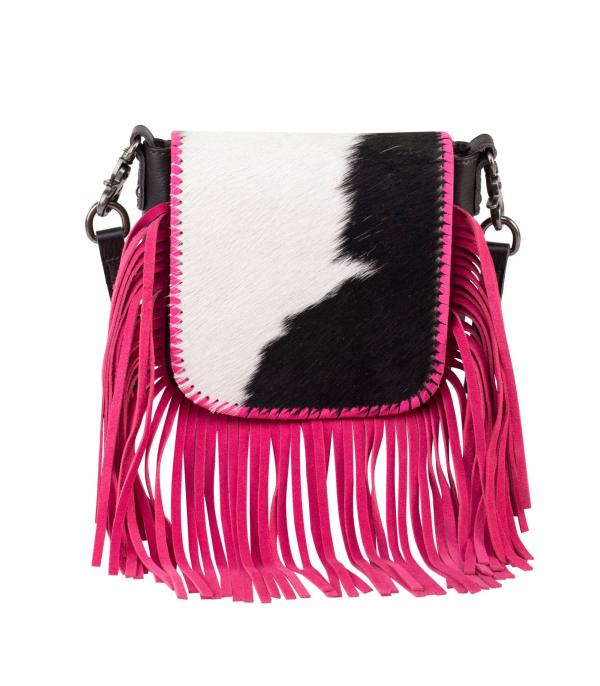 <font color=#FF6EC7>PINK COWGIRL</font> :: Wholesale Montana West Fringe Crossbody Bag