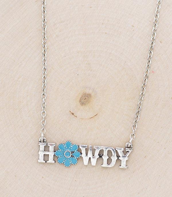 New Arrival :: Wholesale Western Howdy Necklace