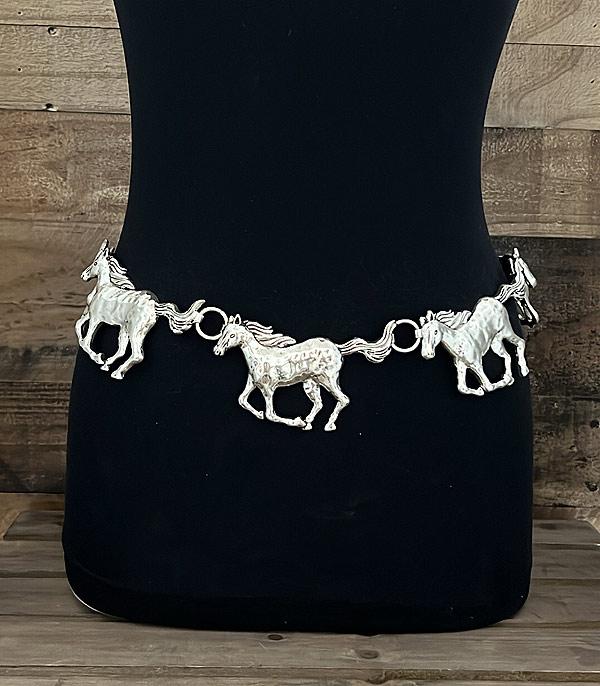 BELTS I SUNGLASSES :: BELTS :: Wholesale Tipi Running Horse Belt