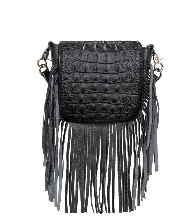 New Arrival :: Wholesale Montana West Leather Fringe Crossbody
