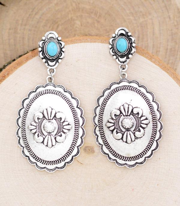 EARRINGS :: WESTERN POST EARRINGS :: Wholesale Western Concho Earrings