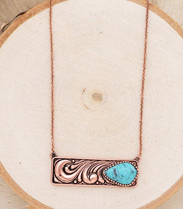 New Arrival :: Wholesale Western Turquoise Tool Necklace