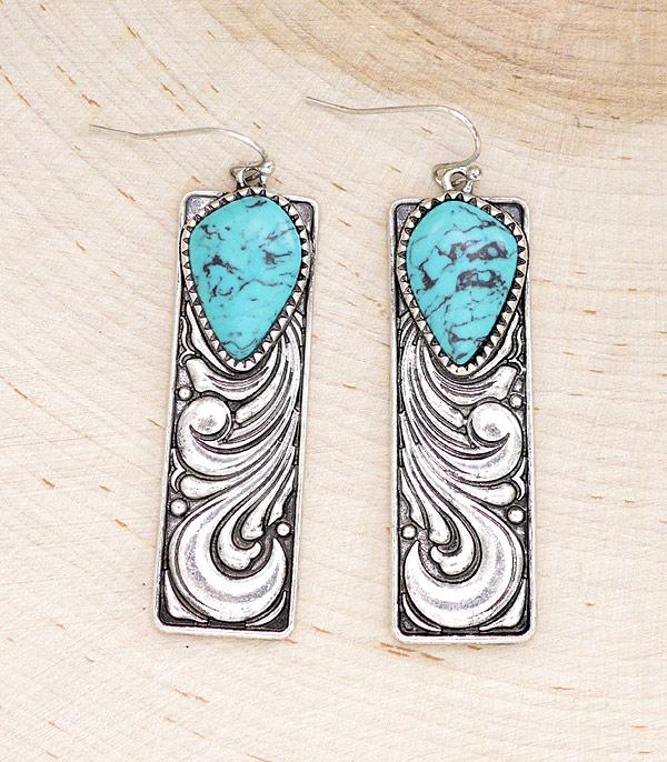 New Arrival :: Wholesale Western Tool Turquoise Earrings