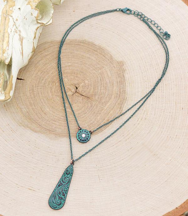 NECKLACES :: TRENDY :: Wholesale Western Tool Layered Necklace