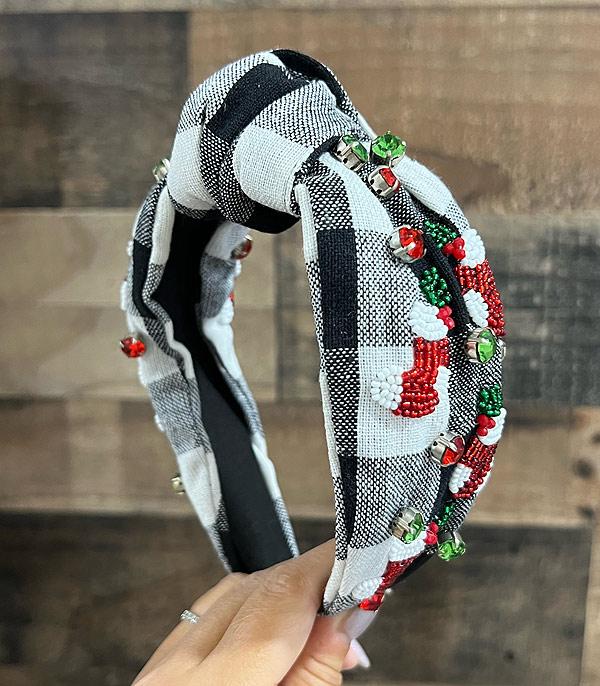 HATS I HAIR ACC :: HAIR ACCESSORIES :: Wholesale Christmas Embellished Headband