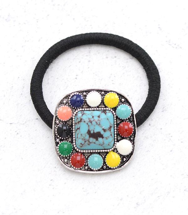 HATS I HAIR ACC :: HAIR ACCESSORIES :: Wholesale Western Ponytail Hair Tie