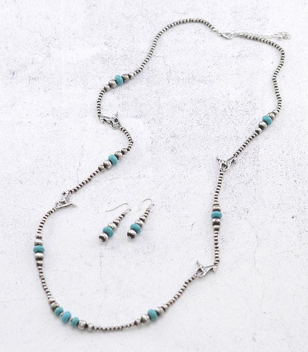 NECKLACES :: WESTERN LONG NECKLACES :: Wholesale Western Navajo Pearl Necklace Set
