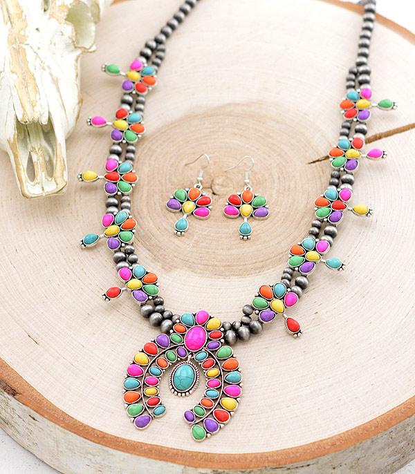 NECKLACES :: WESTERN SQUASH BLOSSOM NECKLACES :: Wholesale Western Squash Blossom Necklace