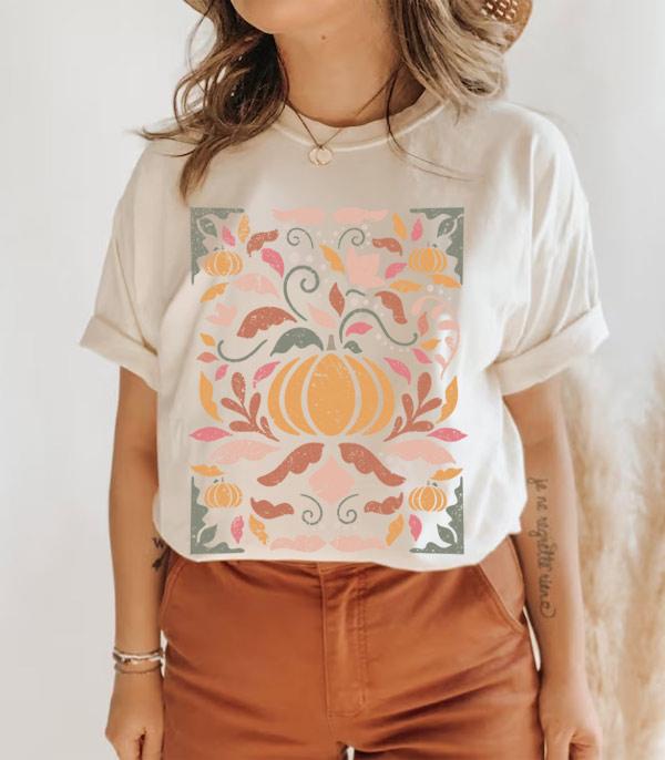 <font color=GREEN>HOLIDAYS</font> :: GRAPHIC TEES :: Wholesale Bella Canvas Fall Pumpkin Tshirt