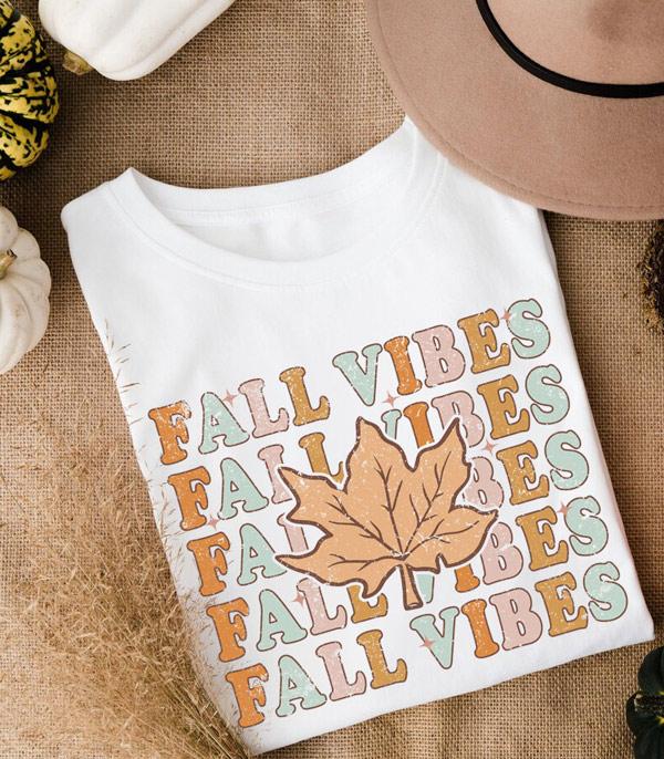 <font color=GREEN>HOLIDAYS</font> :: GRAPHIC TEES :: Wholesale Bella Canvas Fall Vibes Tshirt