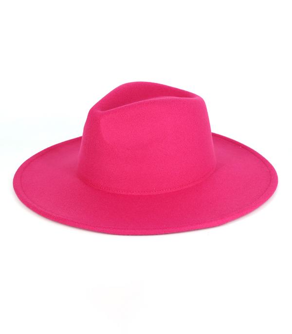 New Arrival :: Wholesale Hot Pink Western Rancher Style Hat