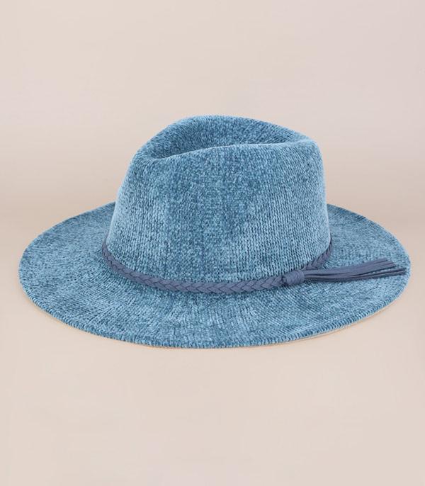 HATS I HAIR ACC :: RANCHER| STRAW HAT :: Wholesale Soft Chenille Panama Hat