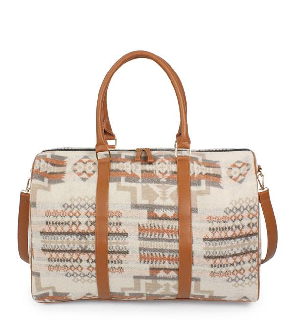 New Arrival :: Wholesale Western Pattern Weekender Bag
