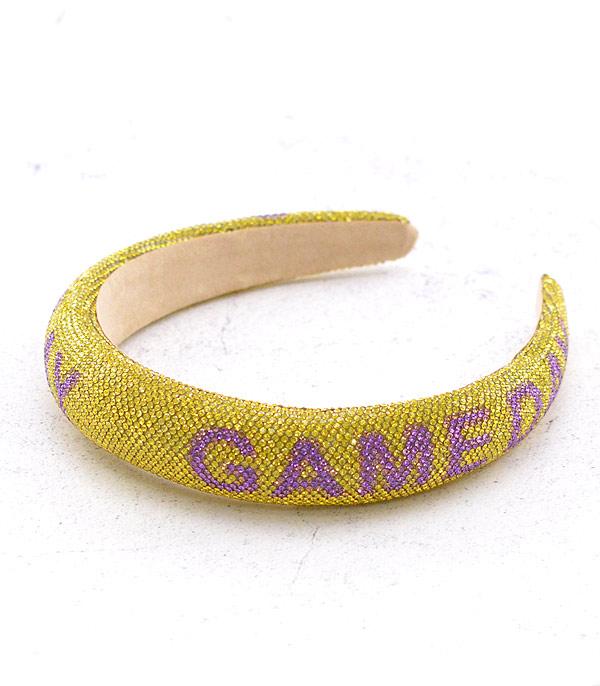 <font color=PURPLE>GAMEDAY</font> :: Wholesale Game Day Bling Stone Headband