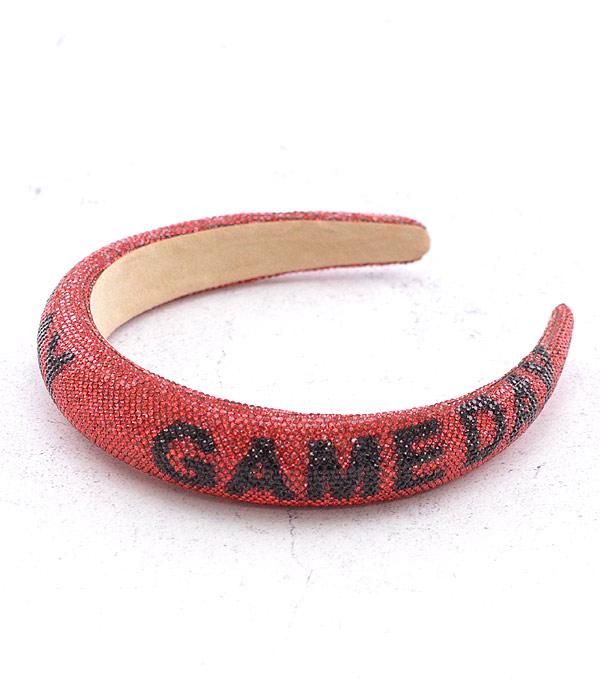 <font color=PURPLE>GAMEDAY</font> :: Wholesale Game Day Stone Headband