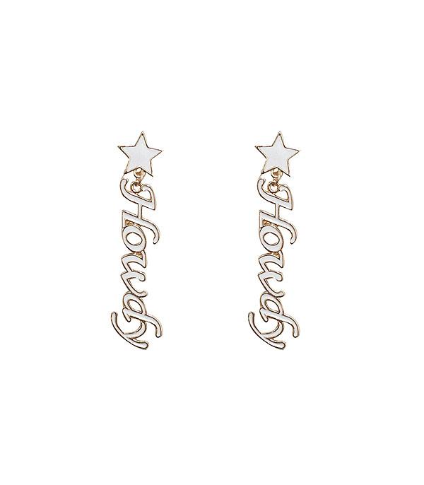 EARRINGS :: WESTERN POST EARRINGS :: Wholesale Western Howdy Earrings