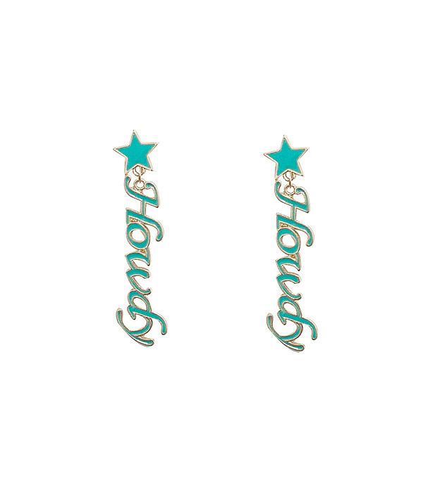 EARRINGS :: WESTERN POST EARRINGS :: Wholesale Western Howdy Earrings