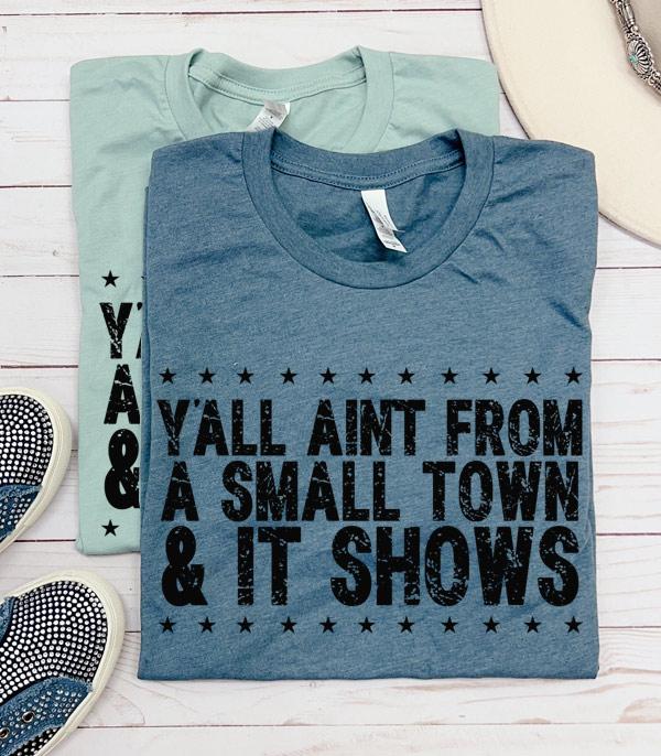 New Arrival :: Wholesale Small Town Country Graphic Tshirt