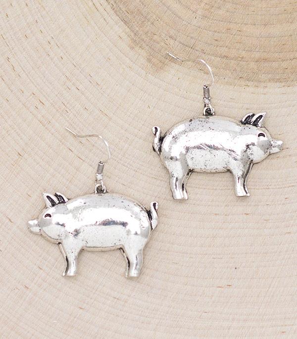 New Arrival :: Wholesale Farm Animal Pig Earrings