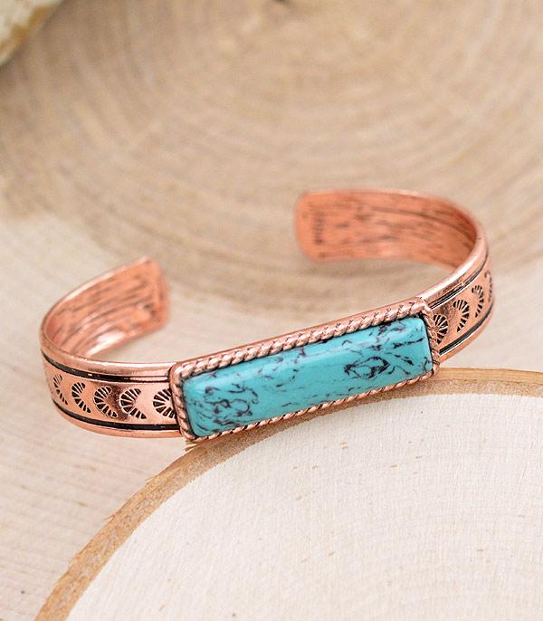 New Arrival :: Wholesale Western Semi Stone Cuff Bracelet