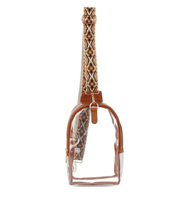 New Arrival :: Wholesale Guitar Strap Clear Sling Bag