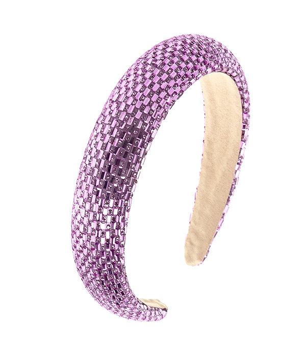 HATS I HAIR ACC :: HAIR ACCESSORIES :: Wholesale Sparkly Rhinestone Headband