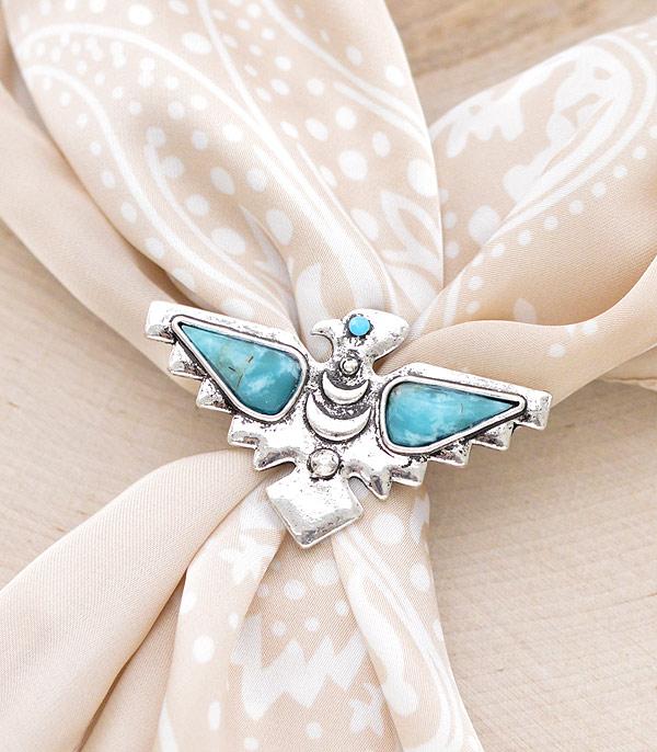 SCARVES I KIMONO :: SCARF / SCARF RING :: Wholesale Western Thunderbird Scarf Ring