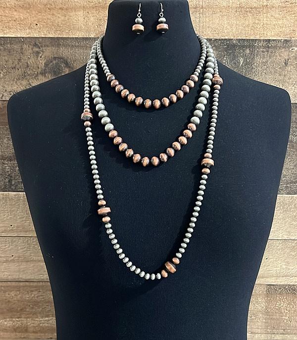 WHAT'S NEW :: Wholesale Western Navajo Pearl Layered Necklace