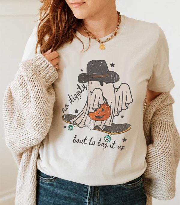 <font color=GREEN>HOLIDAYS</font> :: GRAPHIC TEES :: Wholesale Cowboy Ghost Vintage Bella Canvas Tee