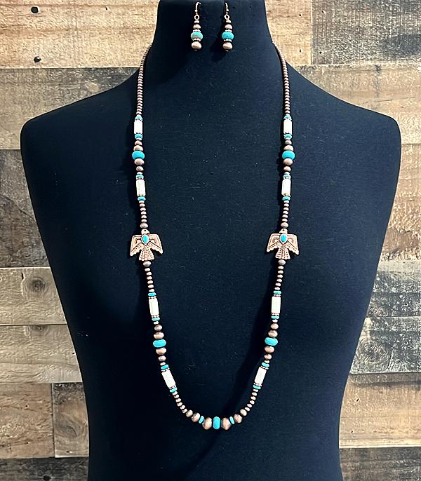 New Arrival :: Wholesale Thunderbird Concho Navajo Pearl Necklace