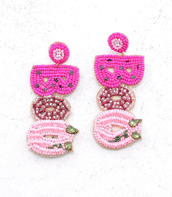 New Arrival :: Wholesale Seed Bead Halloween Boo Earrings