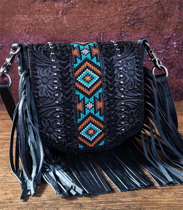 New Arrival :: Wholesale Montana West Leather Fringe Crossbody