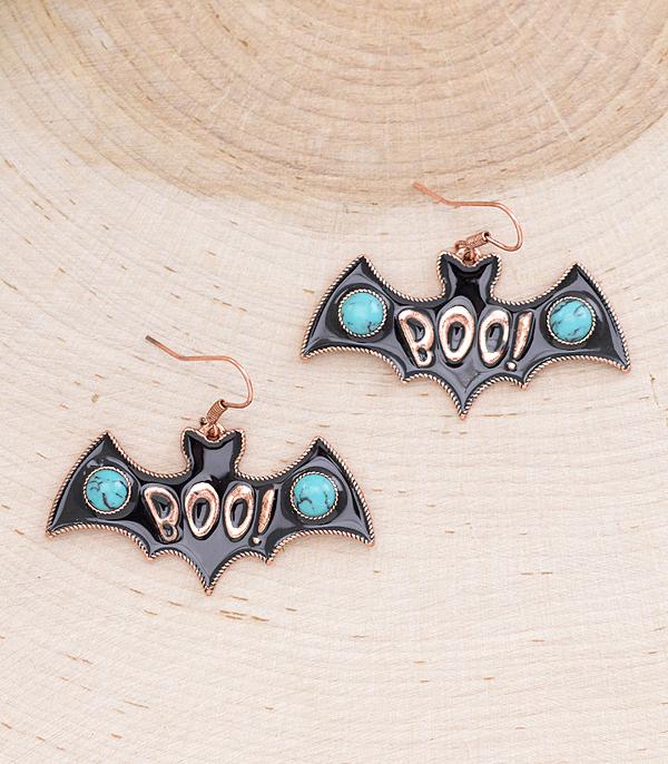 <font color=GREEN>HOLIDAYS</font> :: JEWELRY I BAGS :: Wholesale Western Turquoise Bat Earrings