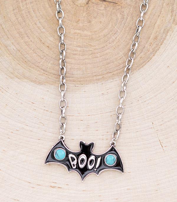 New Arrival :: Wholesale Turquoise Bat Necklace