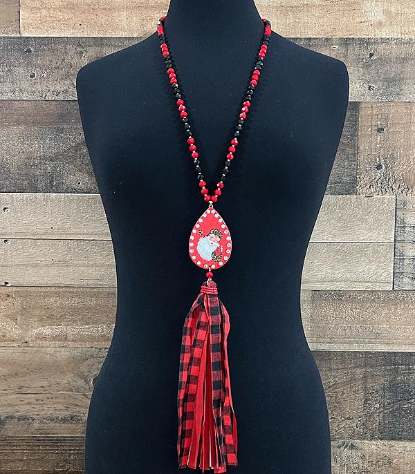 New Arrival :: Wholesale Christmas Santa Tassel Necklace