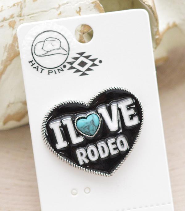 New Arrival :: Wholesale I Love Rodeo Hat Pin