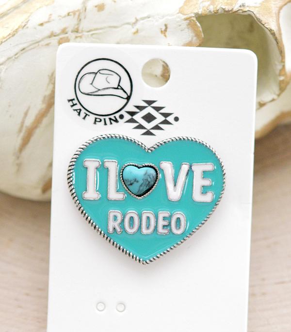 HATS I HAIR ACC :: HEADBANDI HAIR ACC :: Wholesale I Love Rodeo Hat Pin