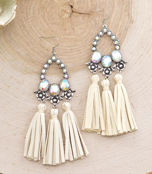 New Arrival :: Wholesale Western Tassel Earrings