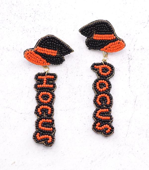 <font color=GREEN>HOLIDAYS</font> :: Wholesale Hocus Pocus Bead Earrings