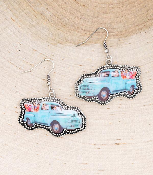 New Arrival :: Wholesale Tipi Brand Country Truck Earrings