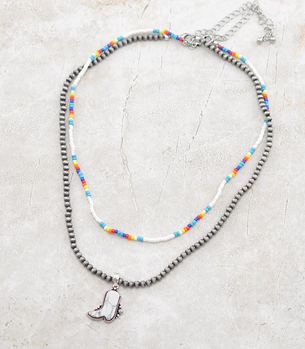New Arrival :: Wholesale Turquoise Boots Navajo Necklace Set