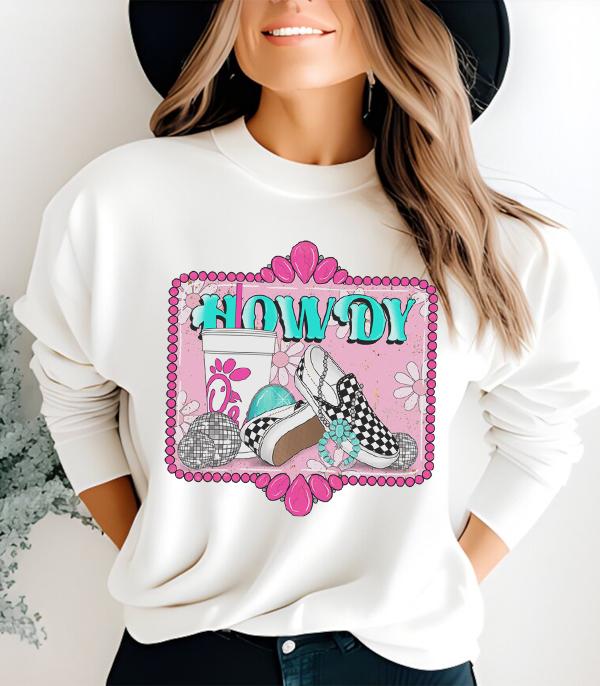 GRAPHIC TEES :: LONG SLEEVE :: Wholesale Western Vintage Sweatshirt